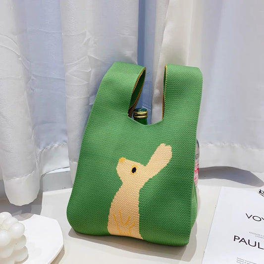 Green Little Bunny Handbag